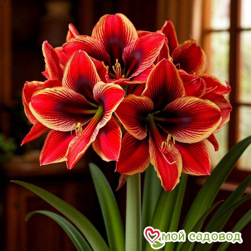 Амариллис Ред Лайон